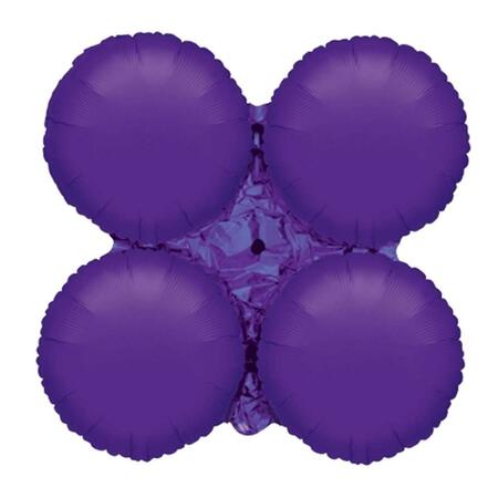 LOFTUS INTERNATIONAL Metallic Purple Magic Small Arch Balloon A0-4819
